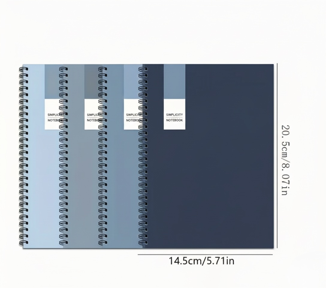 Lined Blue Notebook Set