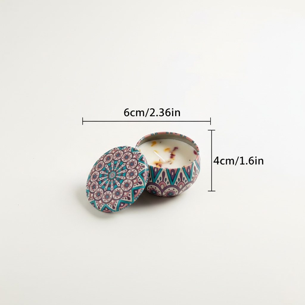 African Print Scented Candle