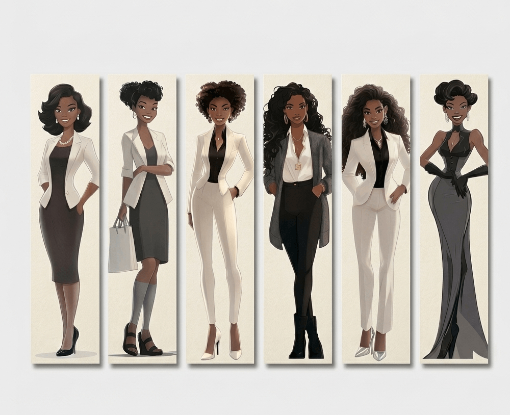 Black Girl Bookmarks